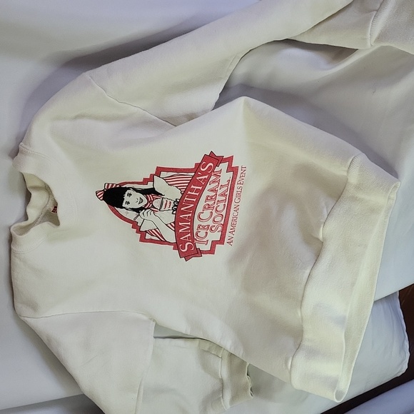American Girl Samantha's Icecream Social Event 1998? Sweatshirt Girls M 10-12 - Picture 1 of 12
